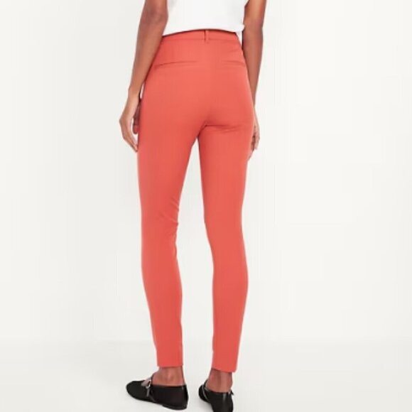 NWT Old Navy Auburn Red High-Waisted Pixie Skinny Pants Size 6 - Picture 13 of 13